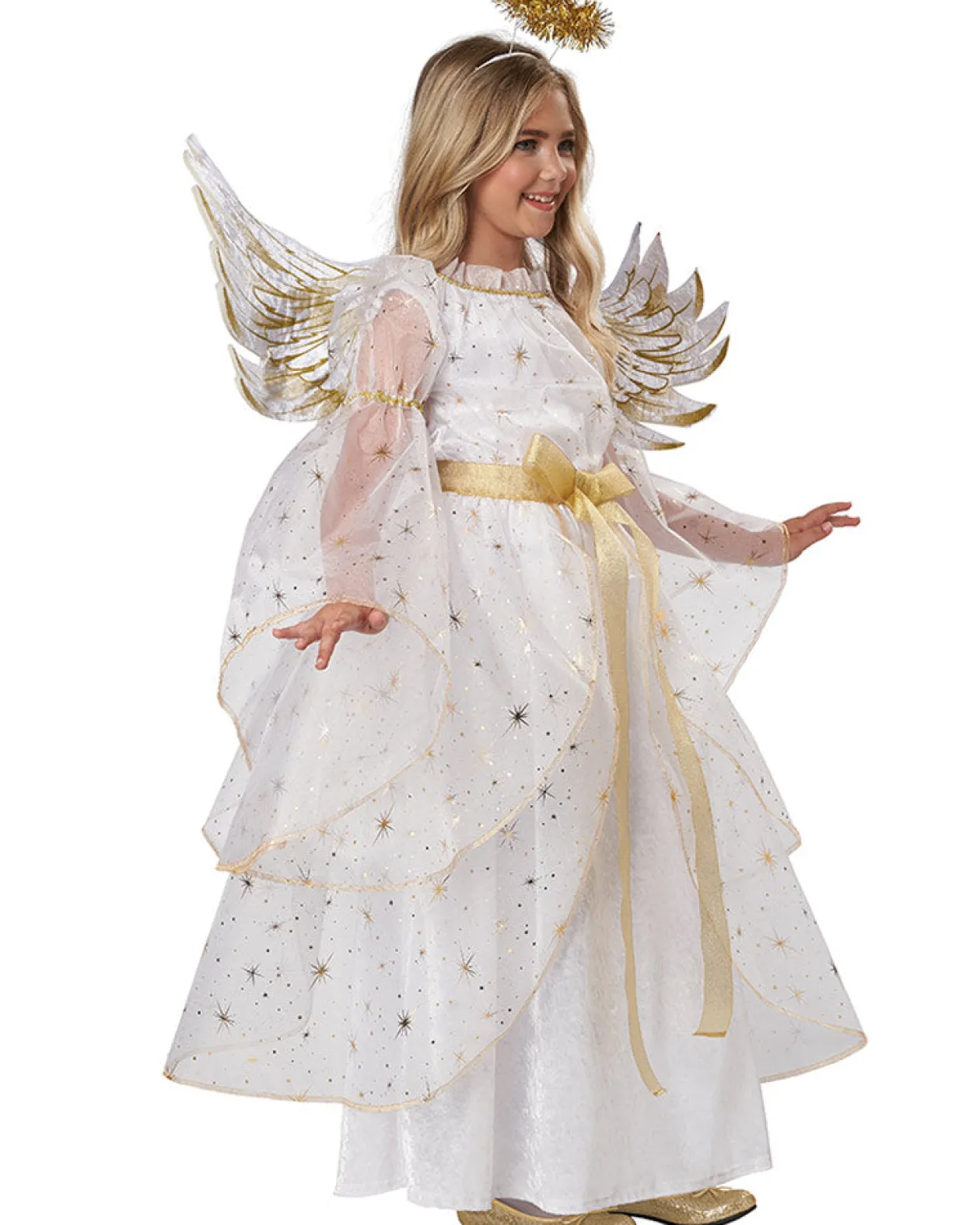 California Costumes Starburst Angel Girls Costume New