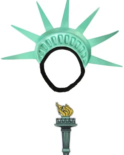 Elope Statue Of Liberty Headband And Torch Set Fashion