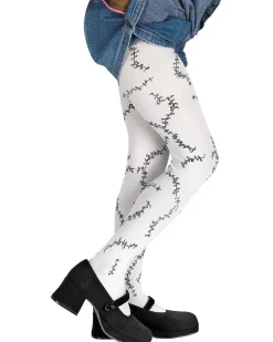 Disguise Stitched White Girls Tights Online