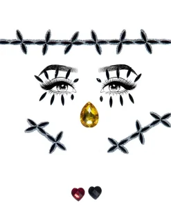 Leg Avenue Stitches Adhesive Face Jewels Cheap