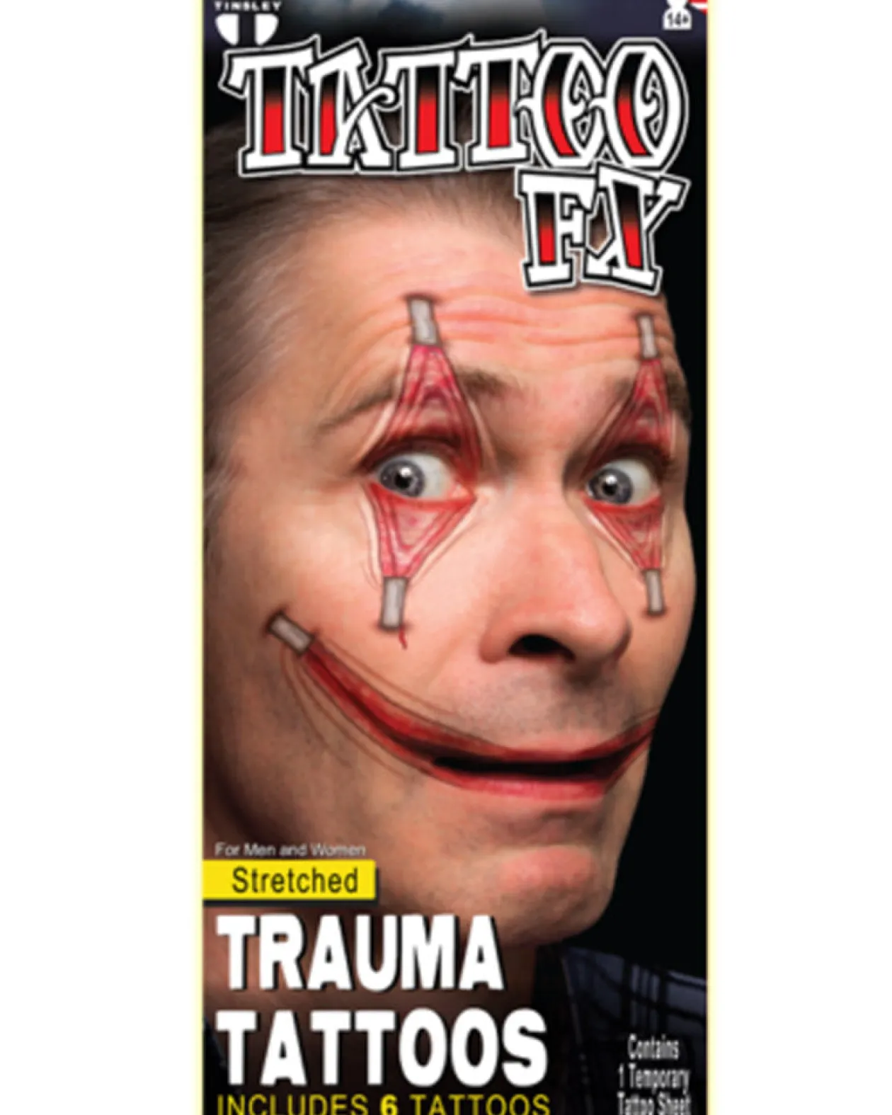 Tinsley Transfers Stretched Skin Fx Trauma Tattoo Fashion