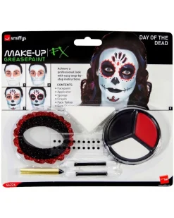 Smiffys Sugar Skull Day Of The Dead Makeup Kit New