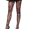 Leg Avenue Sugar Skull Net Pantyhose Discount