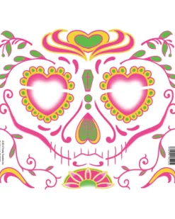 Tinsley Transfers Sugar Woman Face Tattoo Cheap