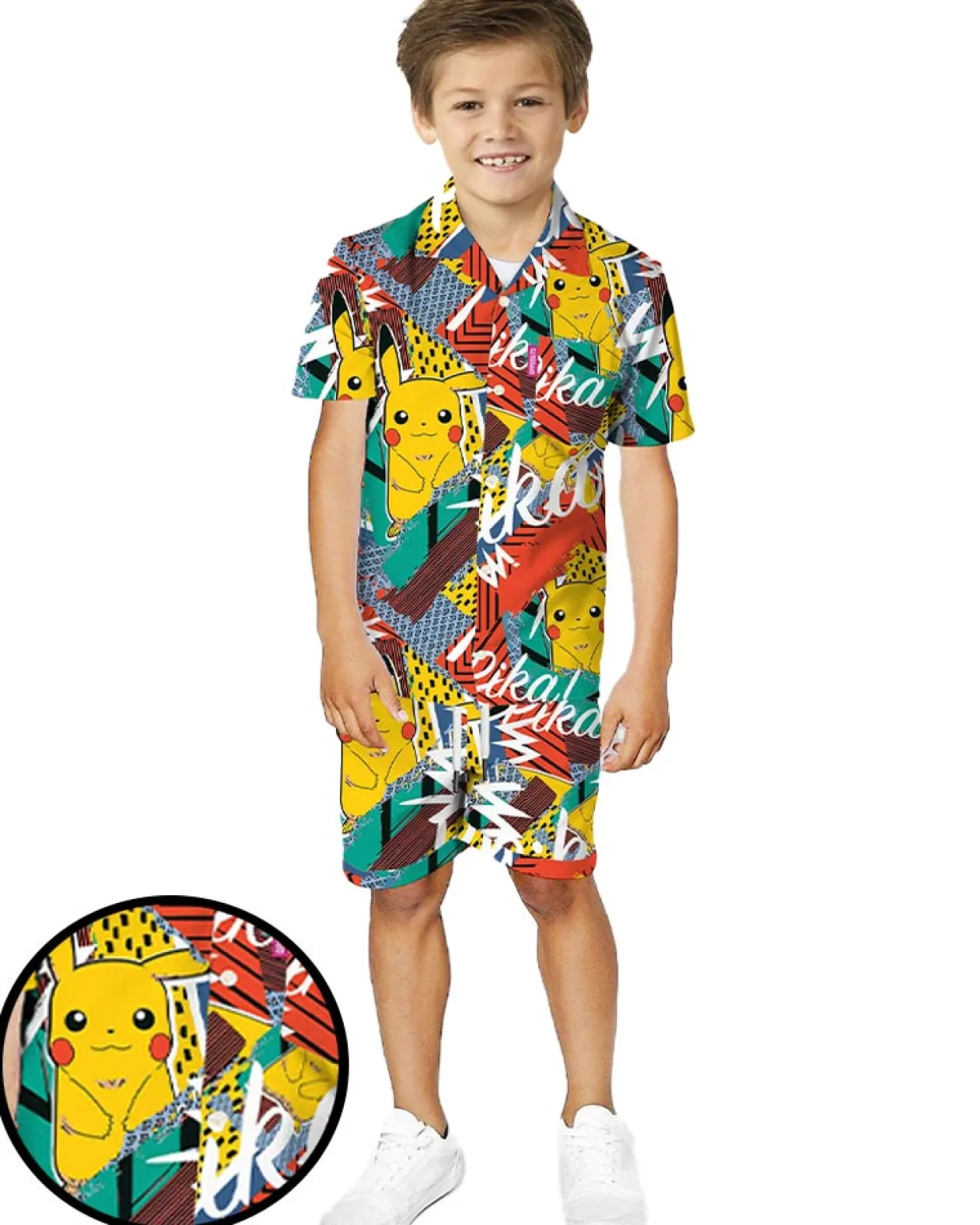 Opposuits Summer Pokemon Pikachu Opposuit Boys Swim Suit Cheap