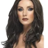 Smiffys Superstar Long Brown Wig Fashion