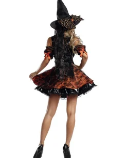 Party King Sweet As Candy Corn Witch Womens Costume Outlet
