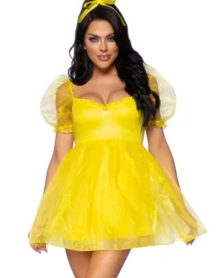Leg Avenue Sweetheart Babydoll Yellow Womens Costume Sale