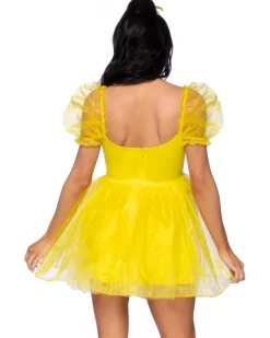 Leg Avenue Sweetheart Babydoll Yellow Womens Costume Sale