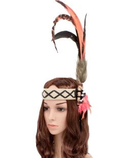 Interalia Tan Tribal Headband Best Sale