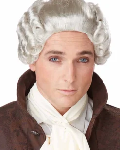 California Costumes 18Th Century Historical Grey Wig Sale
