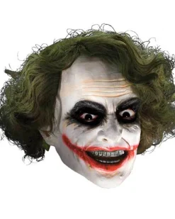 Rubies The Joker Adult Three Quarter Mask With Hair Store