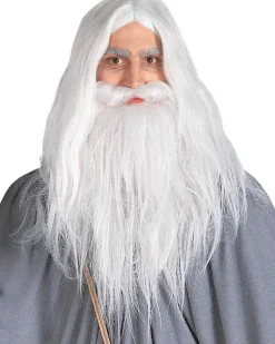 Rubies The Lord Of The Rings Gandalf Wig And Beard Set Discount