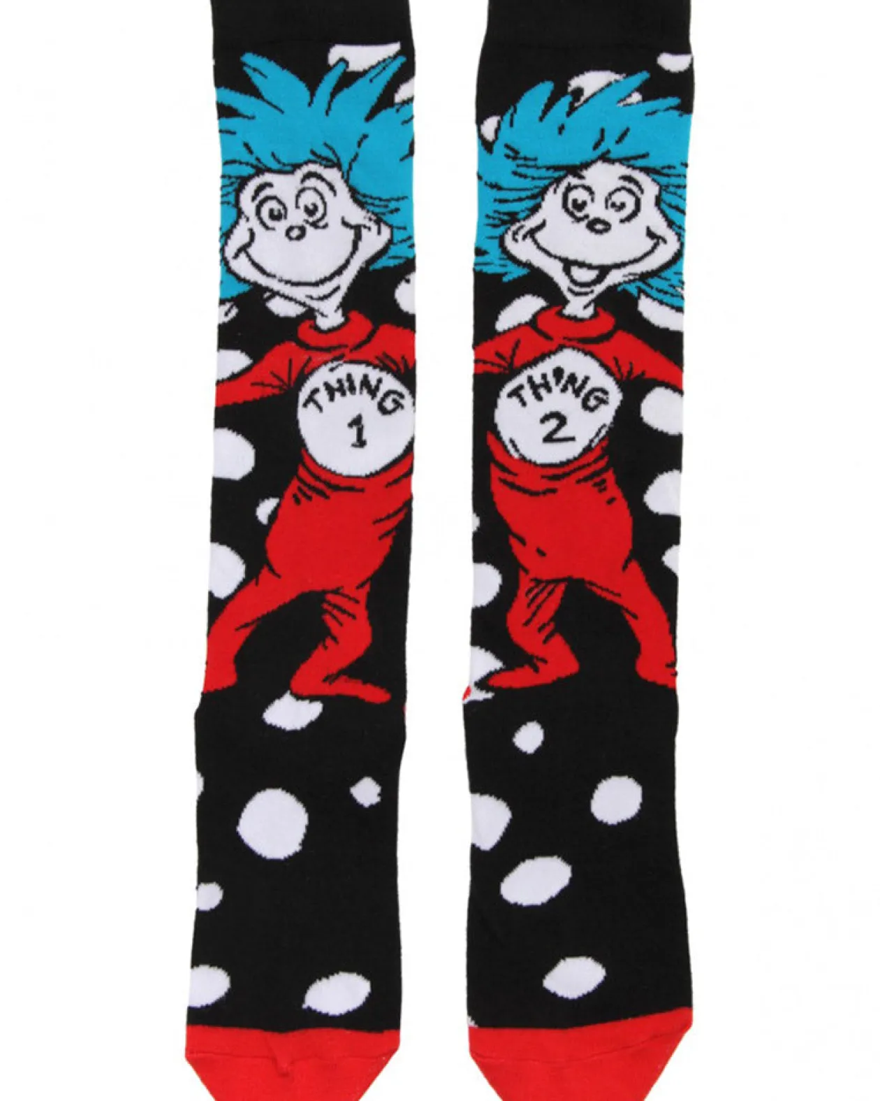 Elope Thing 1 & 2 Knee High Costume Socks Cheap