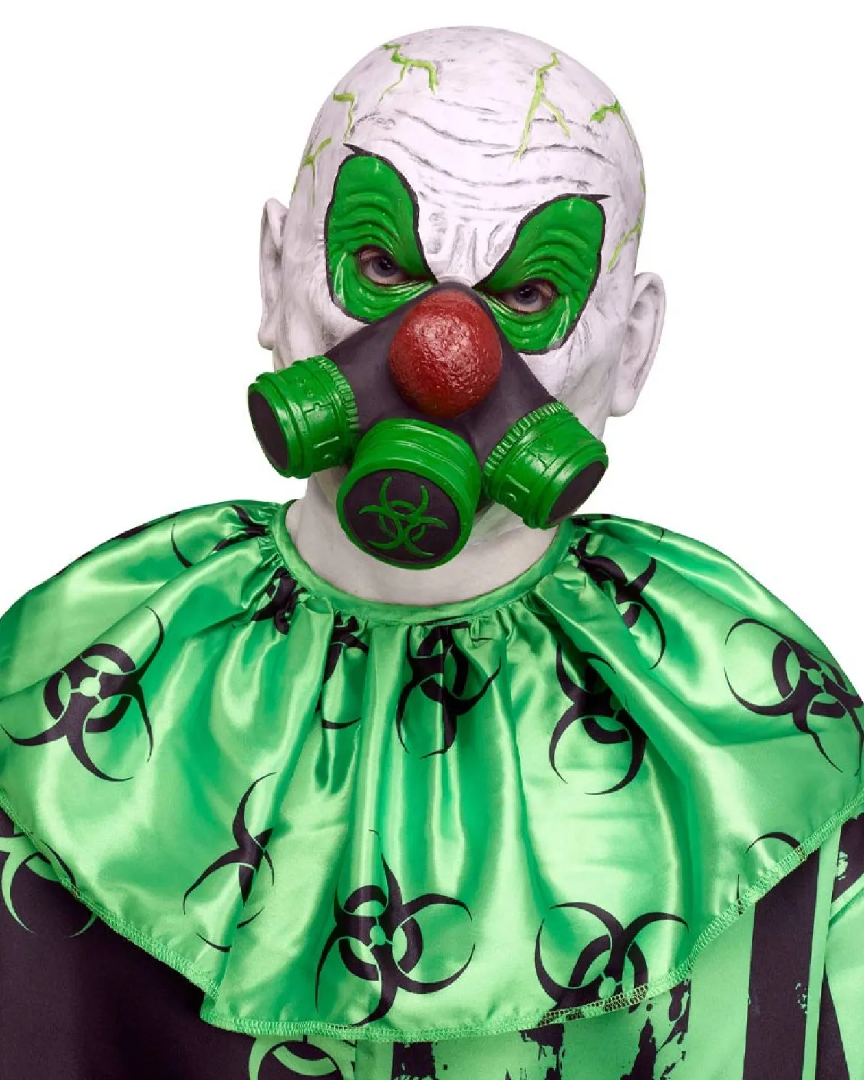 Fun World Toxic Clown Latex Mask Outlet