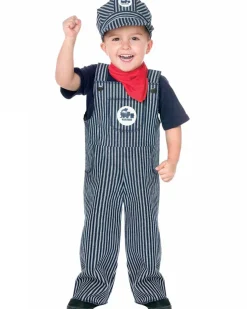 Fun World Train Engineer Toddler Boys Costume Clearance