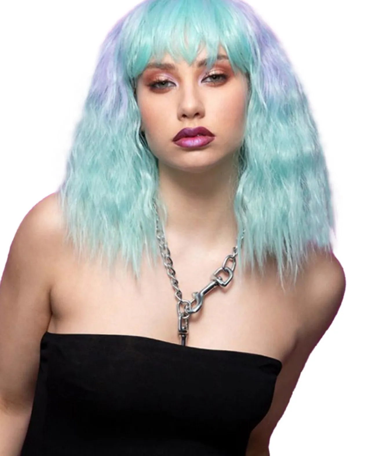 Smiffys Trash Goddess Lavender Mist Wig Shop