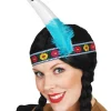 Tomfoolery Tribal Headband With Single Feather Discount