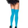 Leg Avenue Turquoise Opaque Thigh High Stockings Shop