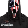 Fun World Usa Flag Ghost Face Mask Clearance