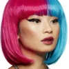 Smiffys Valentine Pink And Blue Wig Cheap