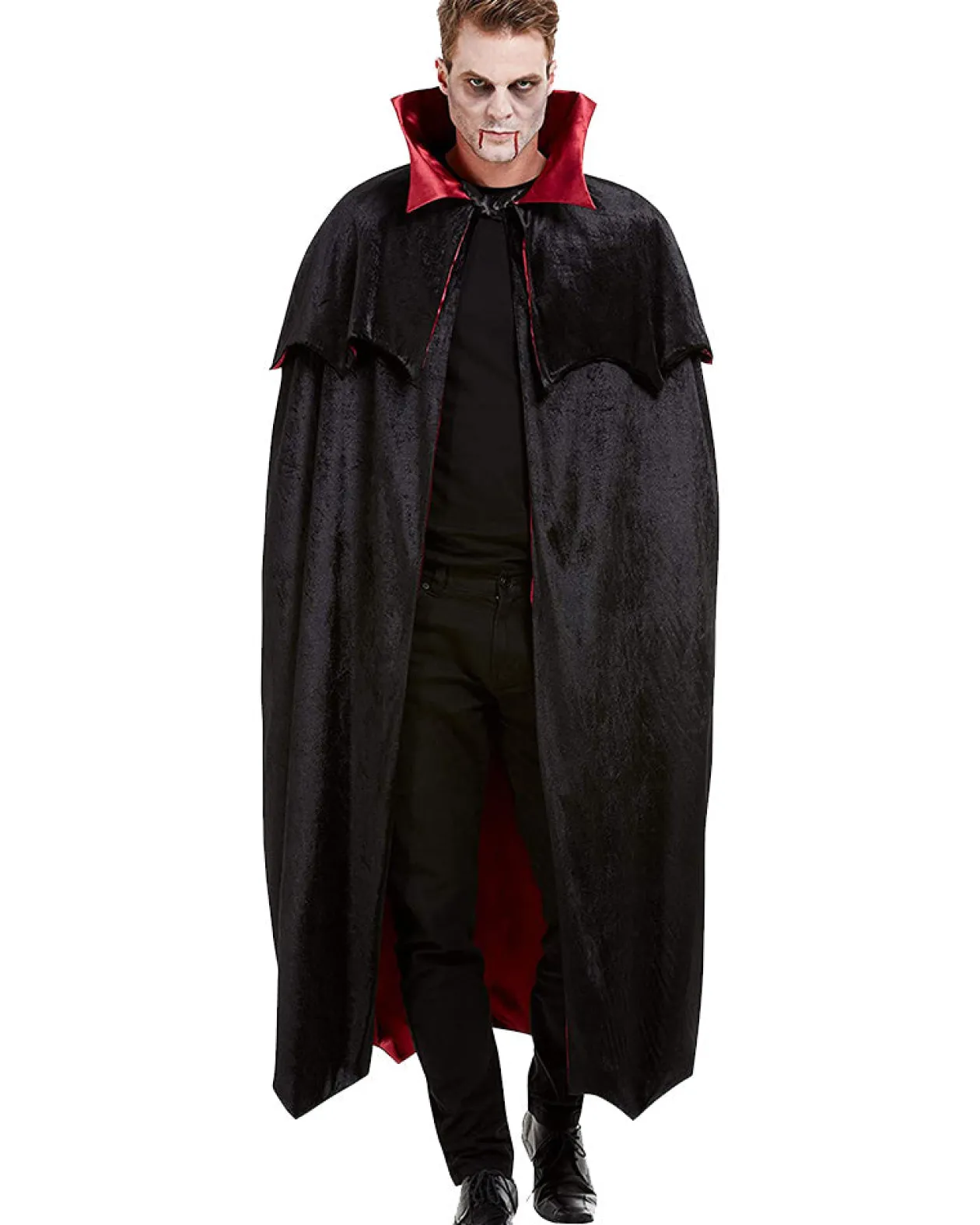 Smiffys Vampire Deluxe Cape Flash Sale