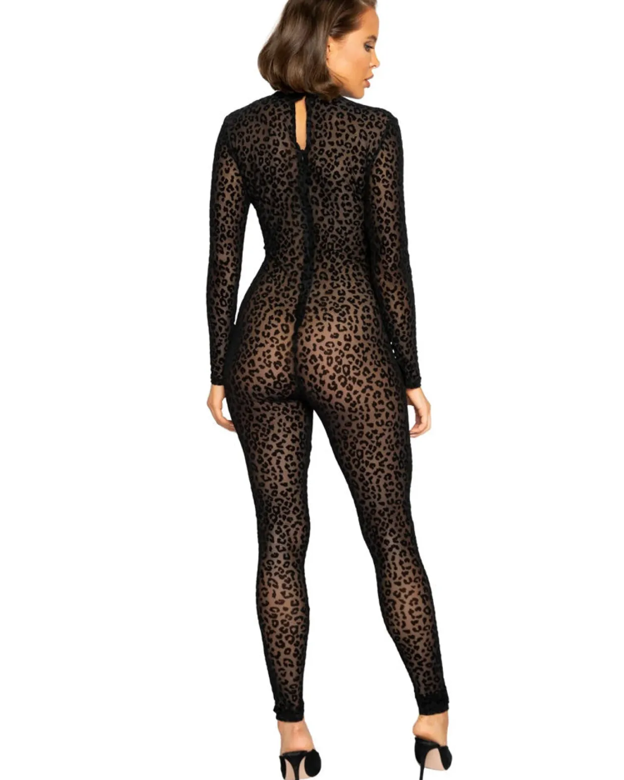 Roma Costumes Velvet Leopard Bodysuit Womens Costume Best