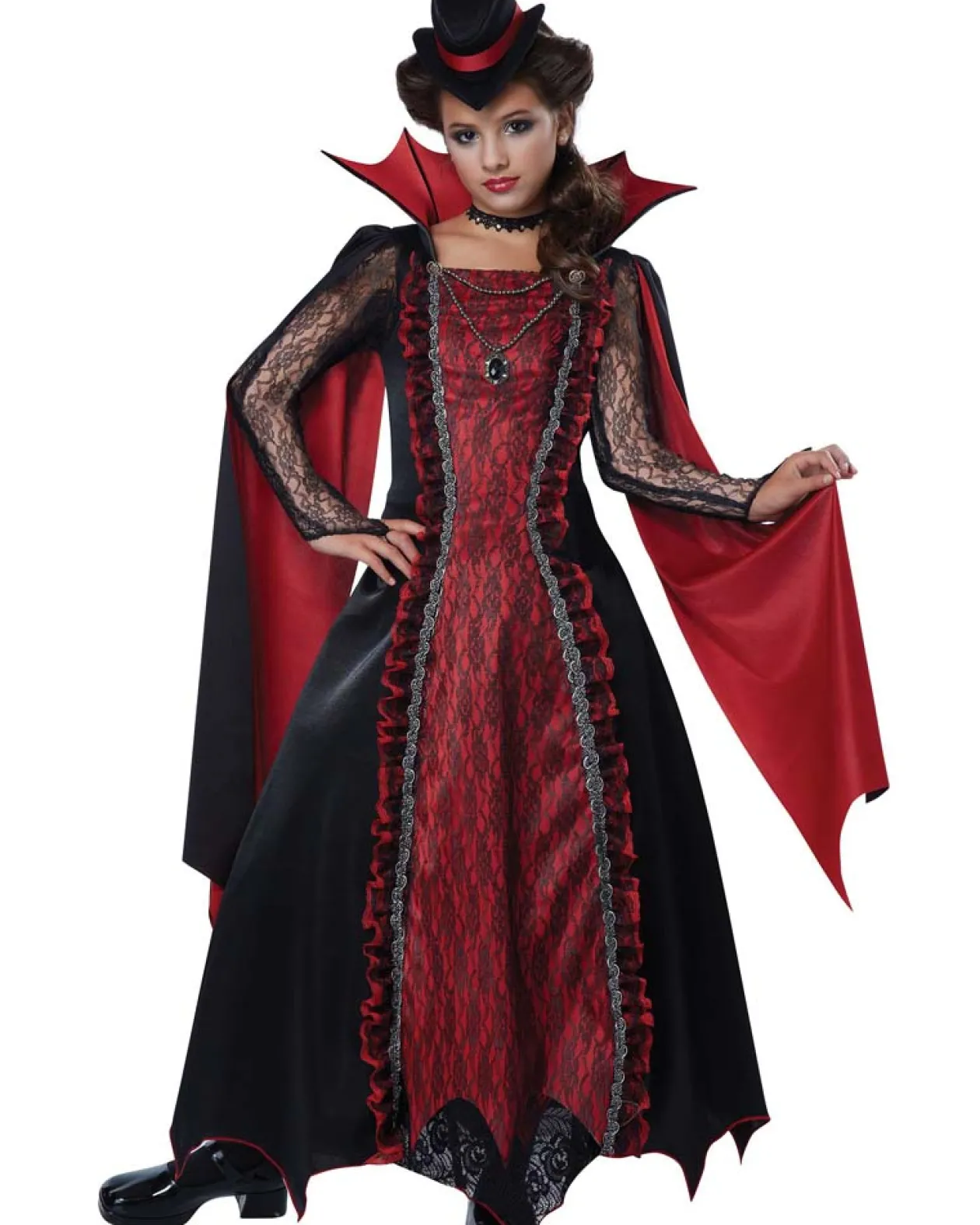 California Costumes Victorian Vampira Girls Costume Store