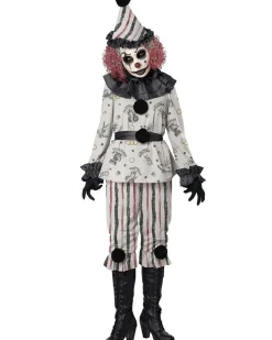 California Costumes Vintage Creepy Clown Womens Costume Shop