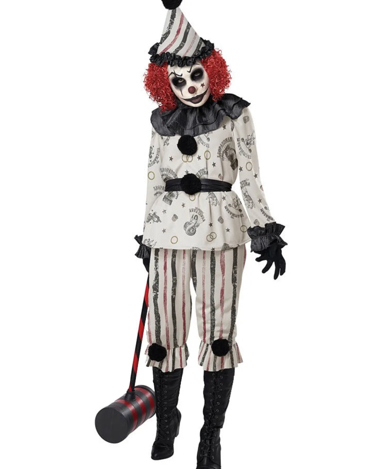 California Costumes Vintage Creepy Clown Womens Costume Shop