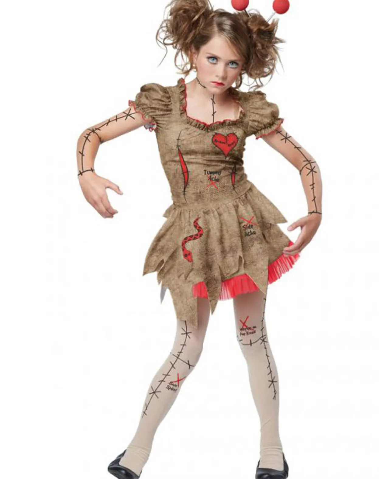California Costumes Voodoo Dolly Tween Girls Costume Cheap