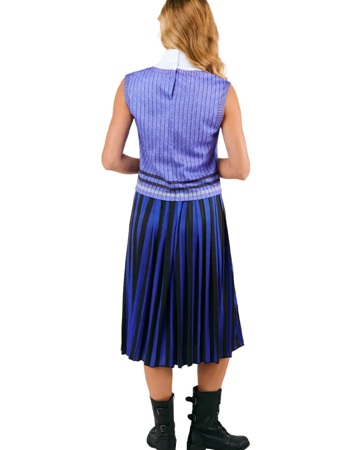 Rubies Wednesday Nevermore Academy Blue Enid Deluxe Womens Costume Hot