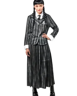 Rubies Wednesday Nevermore Academy Black Wednesday Deluxe Womens Costume Fashion
