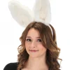 Elope White Bendy Bunny Ears Headband Flash Sale