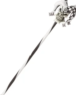 California Costumes White Psycho Jester Cane 1M Clearance