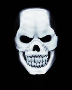 California Costumes White Skull Light Up Mask Outlet