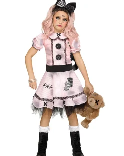 Fun World Wicked Wind Up Doll Kids Costume Cheap