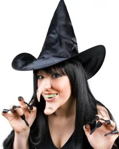 Tomfoolery Wicked Witch Hat Chin Teeth Nails And Nose Set Store