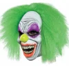 Ghoulish Productions Wild Neon Clown Deluxe Mask With Hair Sale