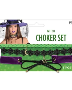 Amscan AU Witch Choker 3 Piece Set Sale
