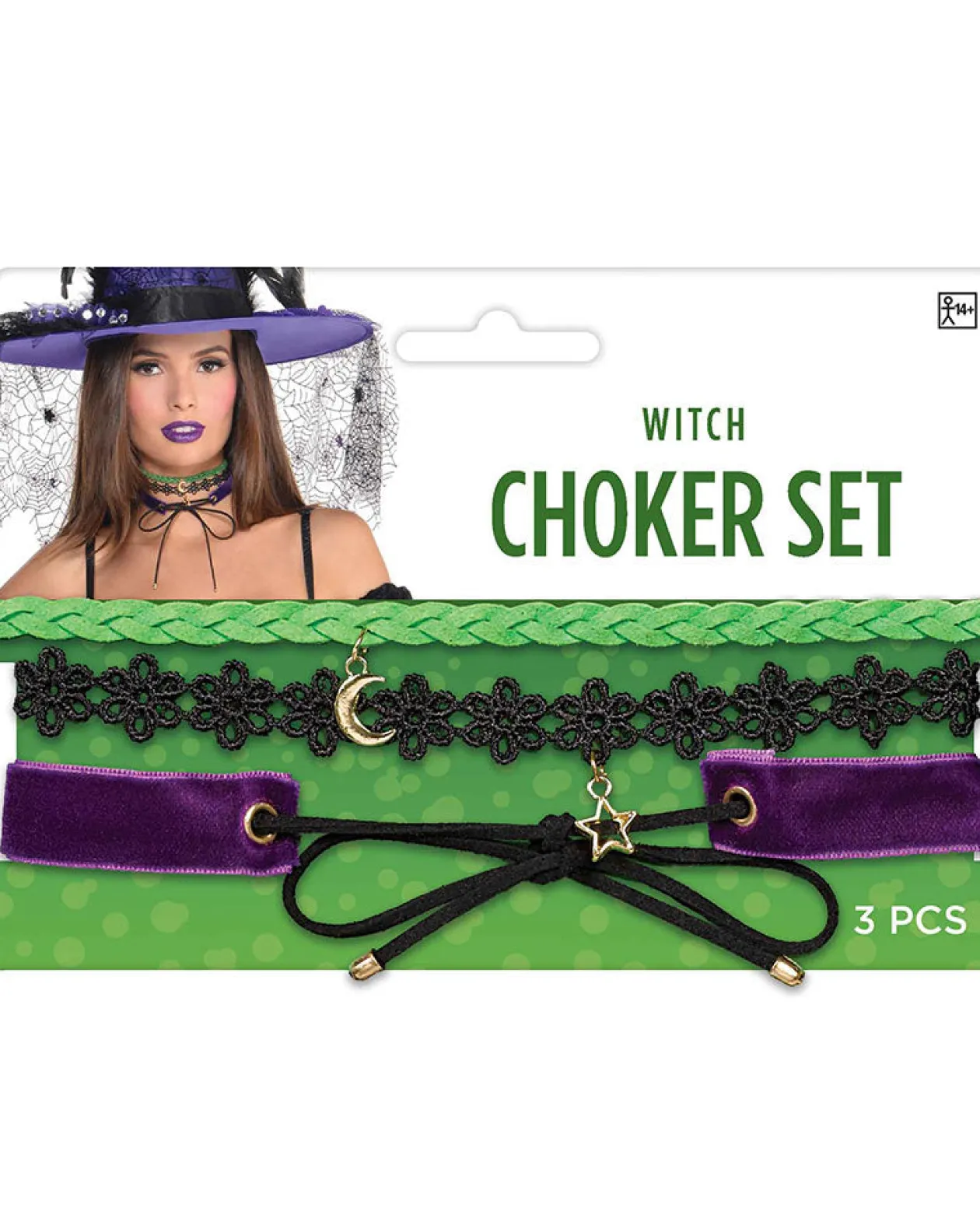 Amscan AU Witch Choker 3 Piece Set Sale