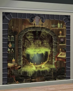 Amscan AU Witches Kitchen Backdrop Scene Setter Flash Sale