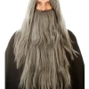 Allaura Wigs and Hair Wizard Beard And Grey Wig Hot