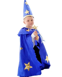 Fairy Girls Wizard Cape And Hat Kids Costume Best Sale