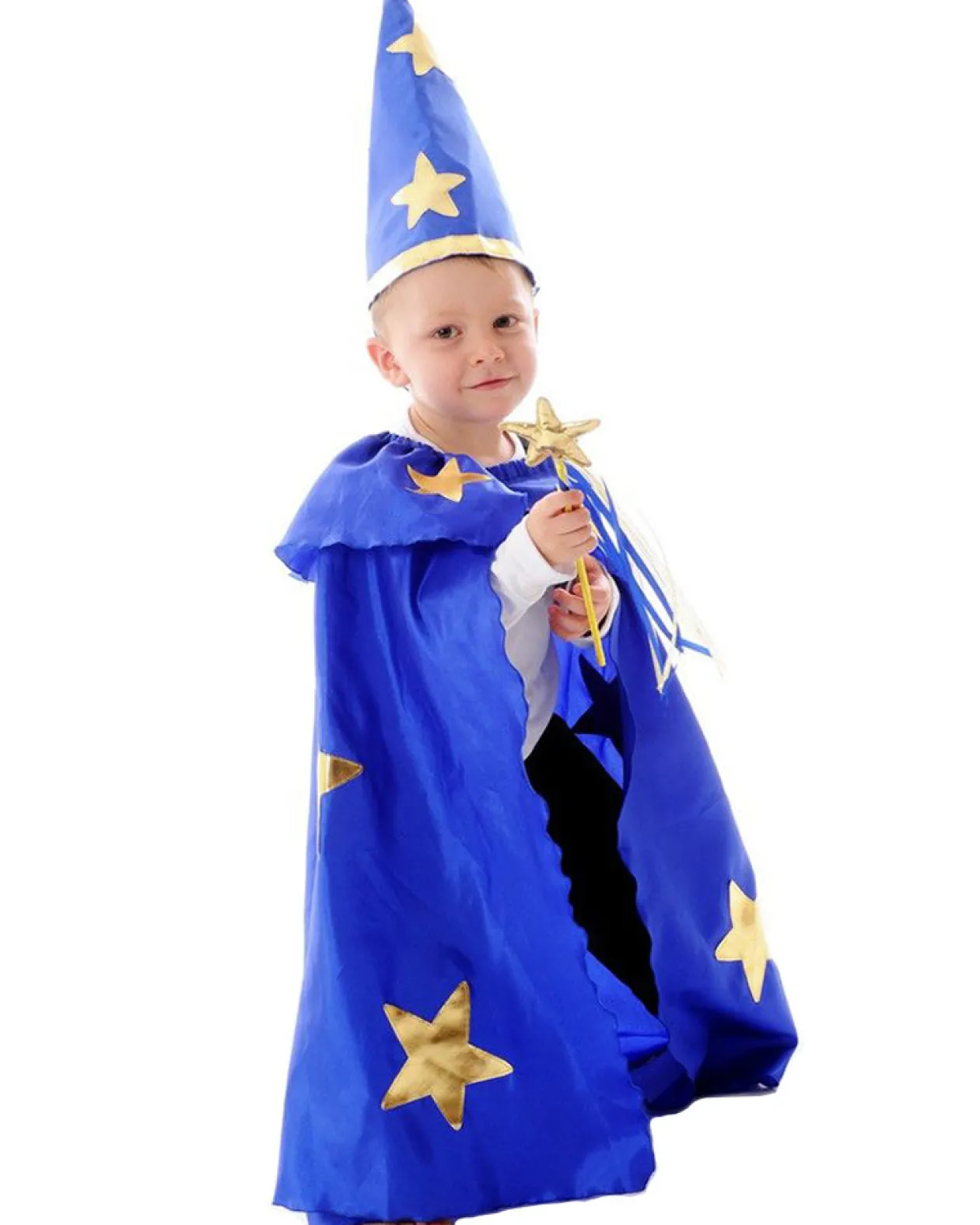Fairy Girls Wizard Cape And Hat Kids Costume Best Sale