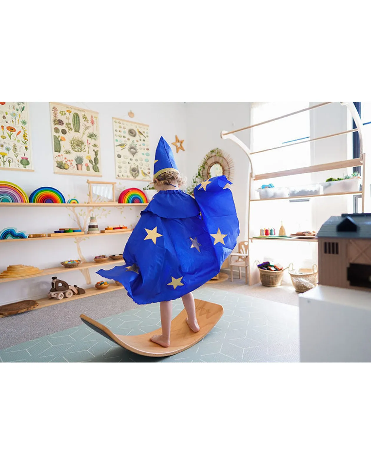 Fairy Girls Wizard Cape And Hat Kids Costume Best Sale