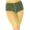 Leg Avenue Yellow Industrial Net Biker Shorts Cheap