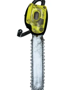 Fun World Yellow Inflatable Chainsaw Prop Fashion