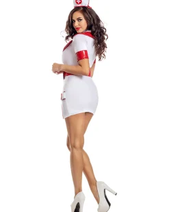 Party King Zip Up Nurse Womens Plus Size Costume Best