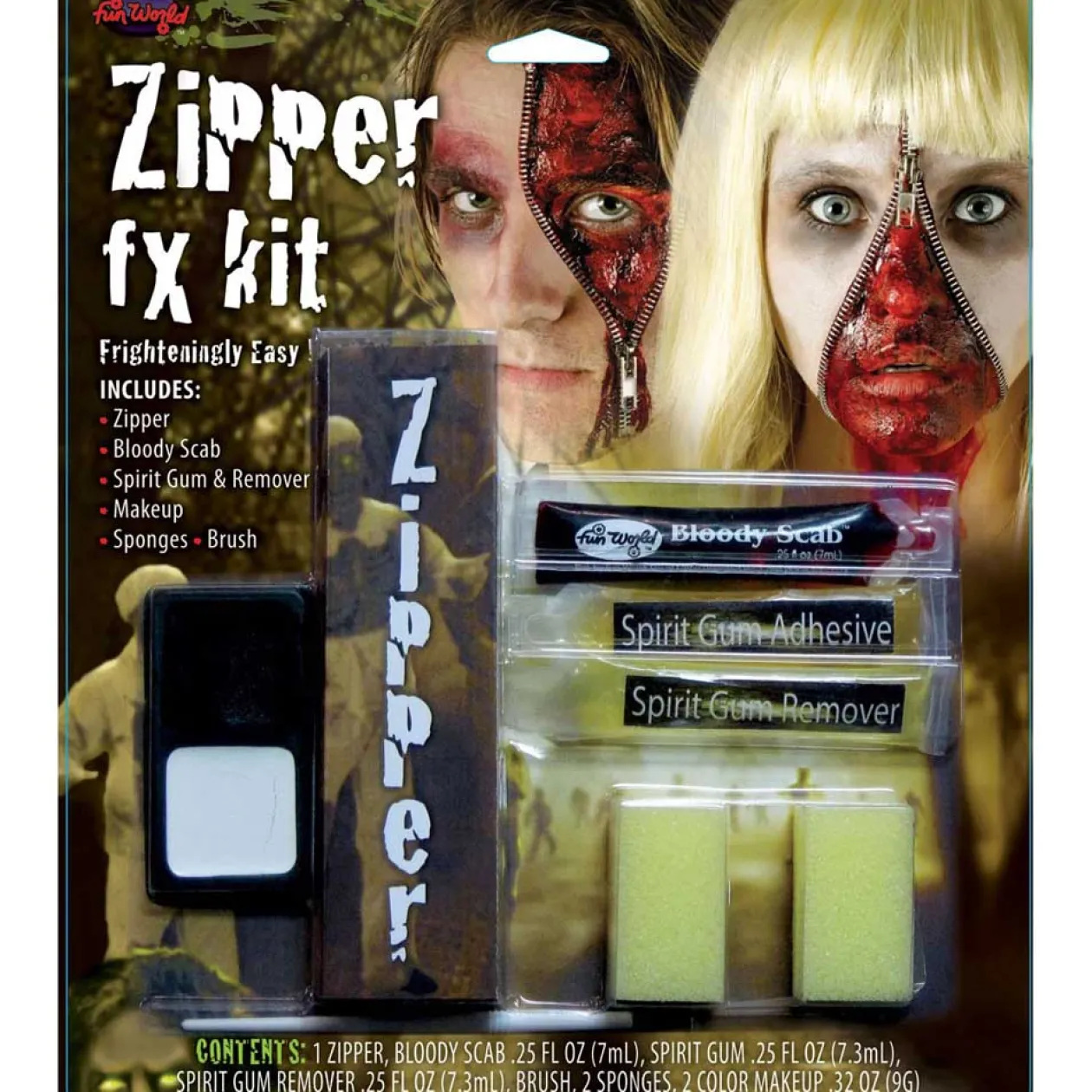 Fun World Zipper Face Makeup Kit Shop